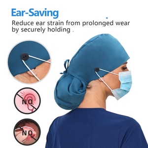 Gorro Quirúrgico Profesional de Algodón Suave, Ajustable, para Enfermería, Medicina y Cirugía, con Banda Absorbente, Venta al por Mayor - Product Image 3
