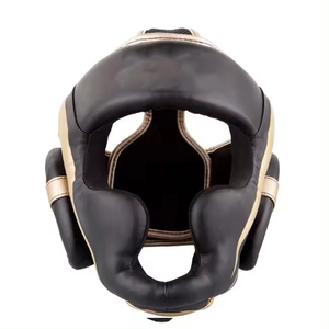 Protector Facial de Artes Marciales Unisex Profesional de Alta Calidad 2024, Doble Propósito, Rexine/Cuero, con Logotipo Personalizado - Product Image 1