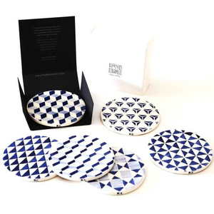 Sous-verre en pierre incrustée d'os de haute qualité et sous-verre de qualité supérieure pour table de salon et de salle à manger, forme carrée - Product Image 5