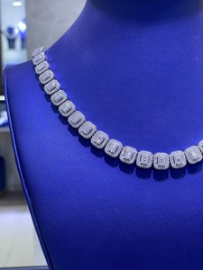 Modern Style VVS Moissanite Diamond 925 Sterling Silver Iced Out Hip Hop Link Chain Fashion High End Jewelry For <b>Men</b> Party Wear - Product Image 2