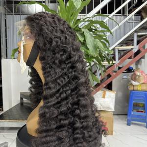 Sans colle Full Swiss HD Lace Frontal Perruques Cheveux Humains Bouclés Birmans Cheveux Vietnamiens Perruque HD Lace Front Perruques - Product Image 4