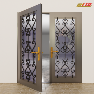 Elegante Puerta de Entrada de Acero para Casa, Puerta Principal que Ofrece Alta Seguridad, Resistente al Agua, Estructura Robusta y Atractivo Exterior Atemporal - Product Image 1