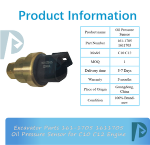 Sensor de Presión de Aceite Peppa Excavator Parts 161-1705 para Motor C10 C12 - Product Image 3