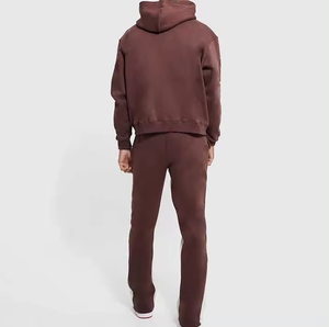 Survêtement et ensemble de jogging personnalisés de qualité pour hommes, 100 % coton, légers, respirants, pour l'hiver, vente en gros - Product Image 2
