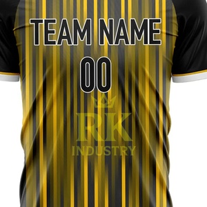 Camiseta de Fútbol Unisex con Estampado por Sublimación, Nuevo Diseño, Secado Rápido, Absorbe la Humedad, Cuello Redondo, Manga Corta, Color y Logotipo Personalizables - Product Image 3