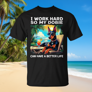 Camiseta para Amantes del Doberman, para Dueños de Dobermans Trabajadores, para Uso Personal o Regalo, Camiseta Promocional del Doberman - Product Image 3