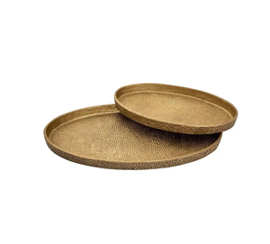 Bandeja de Metal de Hierro Hecha a Mano Ecológica de la Mejor Calidad, Diseño Moderno Personalizable, Suministros para Restaurantes y Hoteles, Fabricante Indio - Product Image 3