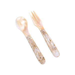 Juego de Cucharas y Tenedores de Nácar Premium, Cuchara y Tenedor Decorativos de Concha para Postre, Café, Yogur de Vietnam B2B - Product Image 1