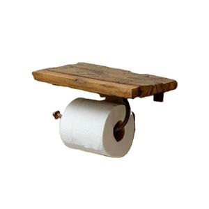 Best Arrival Wooden Roll Paper <b>Towel</b> Holder <b>Bathroom</b> Tissue Toilet Paper <b>Stand</b> Rack <b>for</b> Wall Hanging Decorative Items - Product Image 5