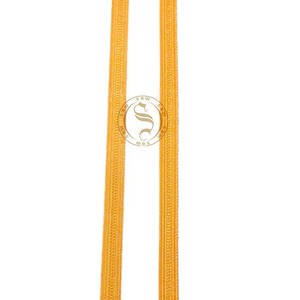 Or 6-50mm Bullion Tresse Brillant Dentelle Ruban Régimentaire Uniforme pour Manches Cap Bande Épaulette Tresse Vêtement Accessoires - Product Image 6