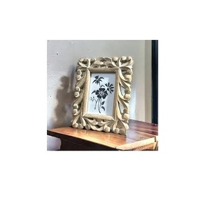 Handmade Classic Style <b>Wooden</b> Photo Frame Personalized Hand Painted Paper Display for Home Decoration - Product Image 1