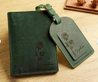 Proveedor Mayorista de Porta Pasaportes de Cuero Genuino de Primera Calidad, Hecho a Mano, con Cierre de Doble Pliegue, Bloqueo RFID de Lujo