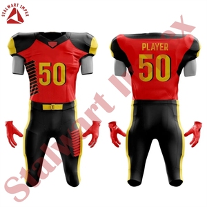 2024 Uniformes de fútbol americano Material de poliéster Ropa deportiva de secado rápido Conjuntos de uniformes de fútbol americano al por mayor personalizados - Product Image 4