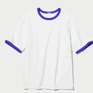 T-shirts imprimés en gros avec logo personnalisé T-shirt en coton polyester à impression bouffée - Product Image 4