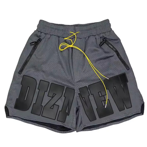Custom Sports Casual Acid <b>Wash</b> Shorts Summer Streetwear Vintage Washed Shorts for Men Zipper Pockets Vintage Shorts - Product Image 4