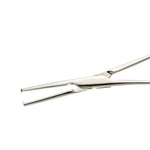 Pinzas Hemostáticas Manuales de Acero Inoxidable de 140 mm, Instrumentos Quirúrgicos, Pinza Kocher Recta con Mandíbulas de 1x2 Dientes - Product Image 2