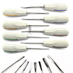 Premium 8PCs Manual Dental Luxating Elevadores Cirugía Oral Extracción de dientes Acero inoxidable Ligero Reutilizable Agarre ergonómico - Product Image 5