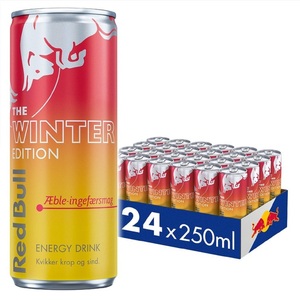 Red Bull sans sucre, pomme Fuji et gingembre, 250 ml, édition hivernale, boisson énergisante, multipack, gazeuse, vente en gros, Red Bull en vrac - Product Image 2
