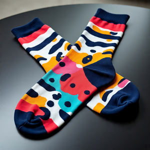 Venta al por mayor de calcetines de poliéster en blanco para la impresión por sublimación calcetines de calle calcetines de baloncesto de entrenamiento deportivo profesional personalizado - Product Image 5