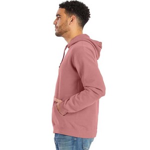 Sudadera con Capucha de Invierno para Hombre, Talla Grande, con Logotipo Personalizado Bordado, Lisa, Teñida, Transpirable, de Forro Polar, con Cierre, Color Sólido - Product Image 3