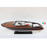 RIVA RAMA 44 EN BOIS - BATEAU À MOTEUR EN BOIS - MODÈLE DE NAVIRE EN BOIS DE HAUTE QUALITÉ - MODÈLE ARTISANAL POUR DÉCORATION NAUTIQUE