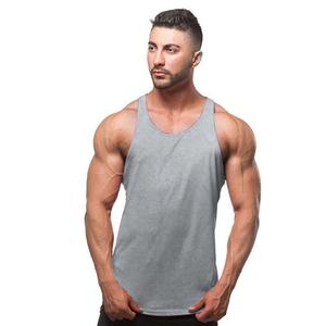 Débardeur de sport décontracté pour homme en polyester, logo personnalisé, entraînement, gym, athlétique, pour la musculation, la course à pied, grande taille, lavage à l'eau de Javel - Product Image 3