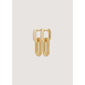 ต่างหูเพชรแบบเชื่อมต่อ - Product Image 4