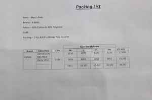 Manches courtes motif solide pour hommes pour polo anti-boulochage tissu tricoté vêtement teint - Product Image 3