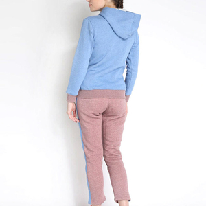 Personalizar Venta Caliente Mujeres Buena Calidad Chándal Estilo de moda al aire libre de dos piezas Jogger Set Mujeres Chándal - Product Image 3
