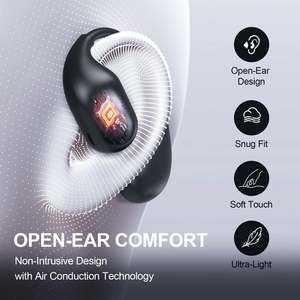 JL Chipset orecchio aperto per Bluetooth 5.3 Air Conduction cuffie senza fili Smart Display digitale IP54 34 ore riproduzione LED - Product Image 4