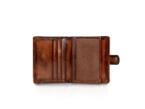 Men's Premium Quality Short Leather <b>Wallets</b> Open Closure Type with Polyester Lining <b>Credit</b> <b>Card</b> Holder RFID Blocking - Product Image 2