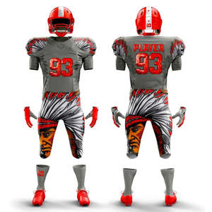 Ropa de equipo de fútbol americano Premium, camisetas de diseño personalizado, característica transpirable de manga corta, fabricante de proveedores a granel al por mayor - Product Image 1