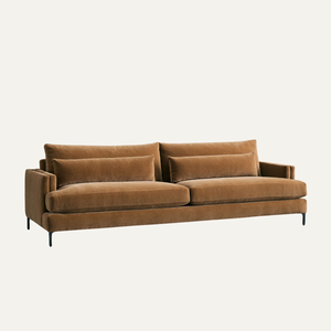 Sofá Lounge de Lujo Saffron, Conjunto Seccional Convertible de Tela, Sofá Chesterfield Moderno en Forma de L de Dos Plazas, Sofá Cama para Villa o Almacén - Product Image 2