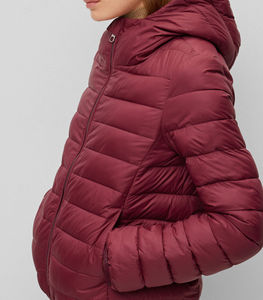 Veste en duvet d'hiver populaire, décontractée, style simple, chaude et coupe-vent pour femmes Vestes en duvet d'oie Manteau court Rembourrage chaud Veste en duvet pour femmes - Product Image 3