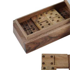 Tendencia: Piezas de dominó de hueso de camello, decoración para juegos, decoración de mesa de dominó de madera india, dominó de resina de madera para interiores, para tiendas de artículos para el hogar - Product Image 5