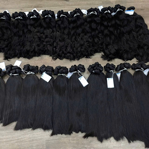 Cabello Humano Liso de Doble Trama, Textura Sedosa y Fluida, Puntas Gruesas y Abundantes, Calidad Premium - Product Image 6