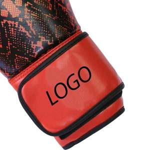 Guantes de Boxeo de Cuero Personalizados al por Mayor de 12oz con Cierre de Gancho y Bucle, Transpirables, Ligeros y que Absorben la Humedad para Entrenamiento - Ajuste Universal - Product Image 4