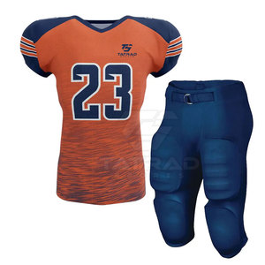 Uniformes de Fútbol Americano al por Mayor de Alta Calidad, Hechos a Medida, Impresión por Sublimación, 100% Poliéster, Secado Rápido, Transpirable, Pantalones Cortos - Product Image 1