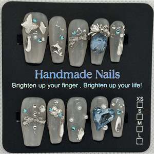 Unghie artificiali design Cenerentola, taglia piccola - Product Image 1