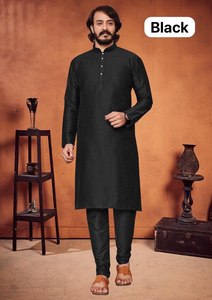 ผ้าไหมผู้ชายแบบดั้งเดิมจาก kurta ขายส่งส่งออก fabzone - Product Image 4