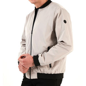 Blousons aviateur en toile pour homme de haute qualité avec col montant et manches longues à séchage rapide, logo personnalisé, blouson aviateur pour homme - Product Image 2