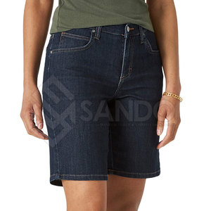 Solid Color Breathable <b>Jeans</b> Shorts For <b>Women</b> Custom Design Streetwear Oversized <b>Women</b> <b>Jeans</b> Shorts - Product Image 2