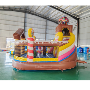 Castillo Inflable de PVC para Exteriores con Tobogán, Equipo con Certificación CE - Product Image 4