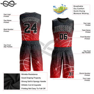 Uniforme reversible de baloncesto para niños y hombres con diseño en blanco al por mayor, ropa deportiva para exteriores, ropa deportiva para niños sin mangas BSCI, venta al por mayor, ropa deportiva - Product Image 6