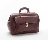Sac de médecin en cuir véritable haut de gamme, personnalisé, le plus vendu, avec chaînes et fermeture auto-agrippante, unisexe, pour voyage