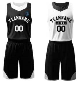 Confortable grande taille sans manches hommes basket-ball uniforme Sports de plein air porter adulte basket-ball uniforme - Product Image 1