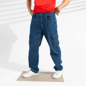 Jeans en denim pur, nouvelle mode de rue, vente en gros, logo personnalisé, coupe slim, jeans déchirés, jeans skinny pour hommes, jeans en denim pour hommes - Product Image 3