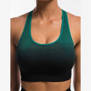 2025 último diseño de moda mujeres Yoga Sujetador deportivo alto soporte ligero Spandex/Nylon sólido logotipo personalizado - Product Image 5