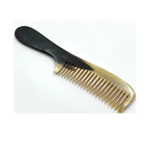 Peine de cuerno de búfalo de exportación para peine de cuerno de pelo Extensión de cabello Color Cuerno natural completo para cabello con la mejor calidad - Product Image 1