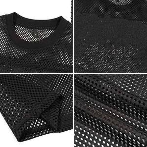 Maillot de football américain vintage style hip-hop streetwear, sublimation, maille respirante, grande taille, numéro d'équipe personnalisé, manches courtes - Product Image 5